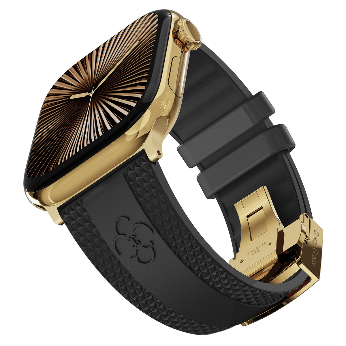 Correa de silicona de lujo CG para Apple Watch