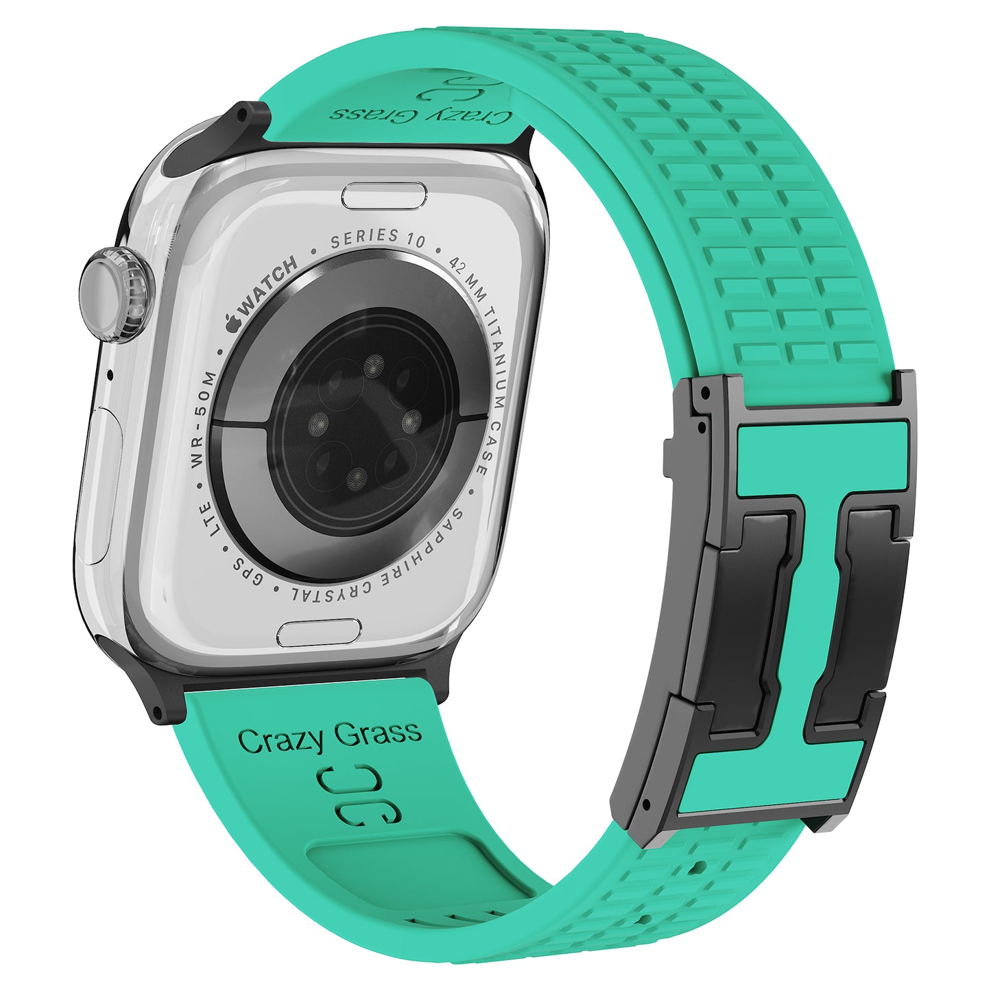 Silicone Magnetic Buckle Strap For Apple Watch