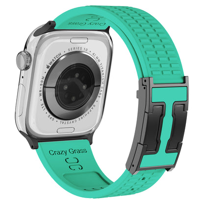 Silicone Magnetic Buckle Strap For Apple Watch