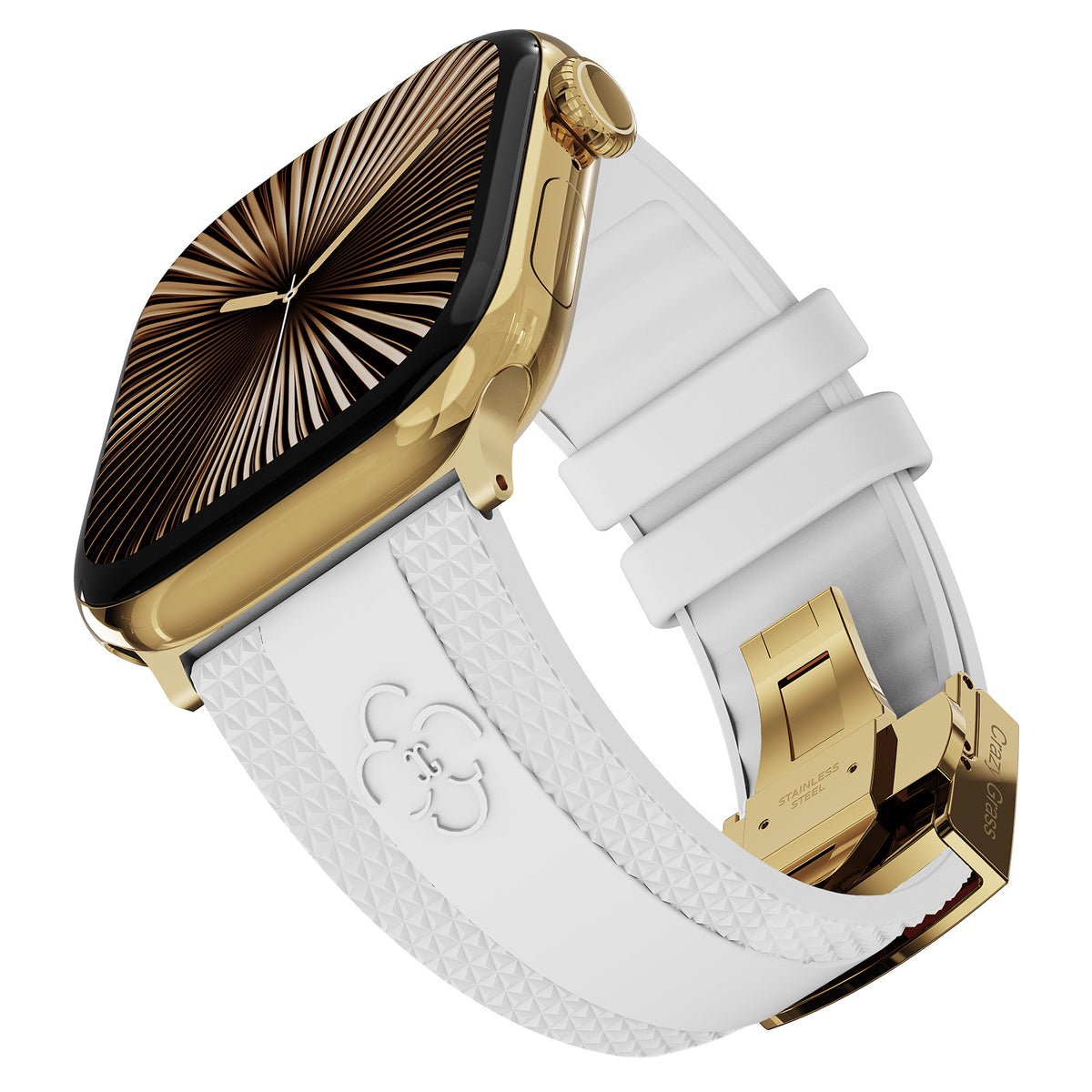 Correa de silicona de lujo CG para Apple Watch