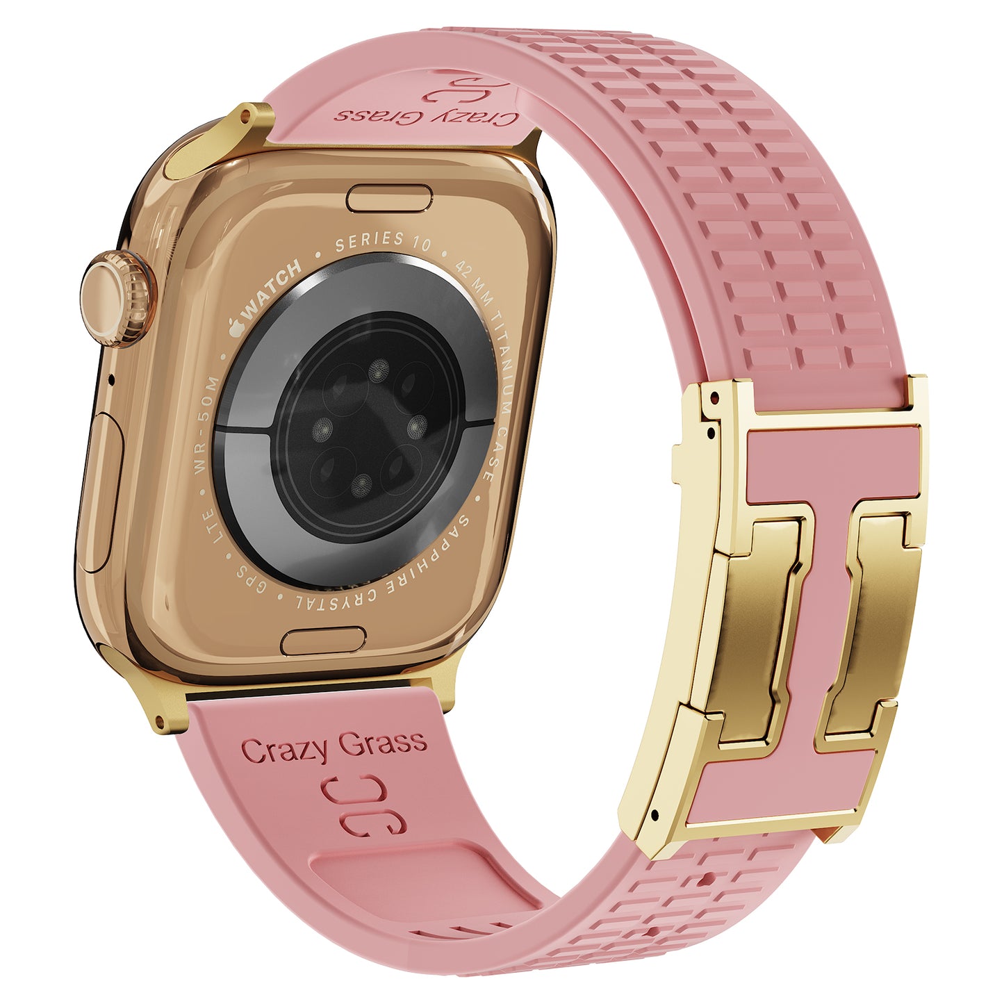 Silicone Magnetic Buckle Strap For Apple Watch