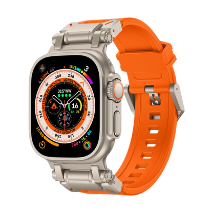 #Color_Titanium-Orange Band