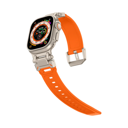 #Color_Titanium-Orange Band