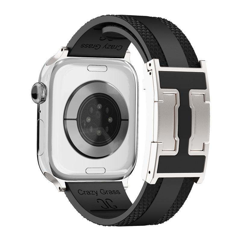 Correa de silicona con hebilla magnética para Apple Watch