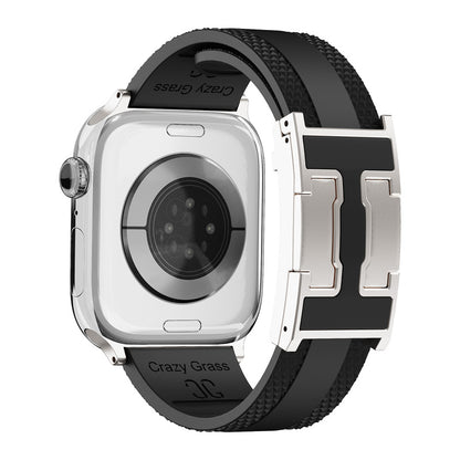 Correa de silicona con hebilla magnética para Apple Watch