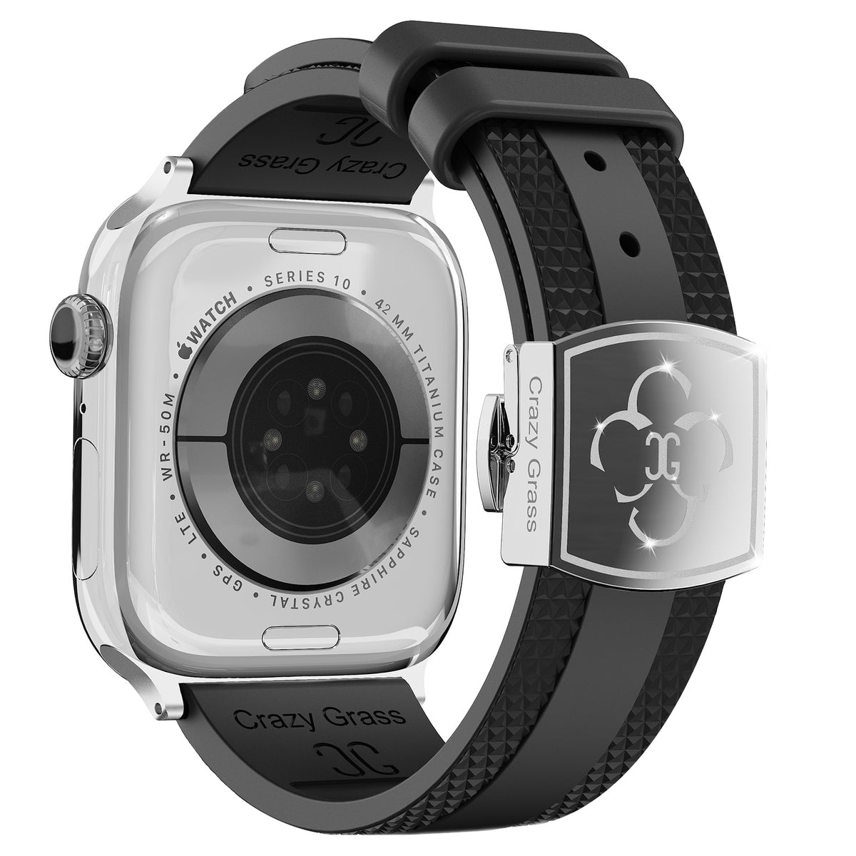Correa de silicona de lujo CG para Apple Watch