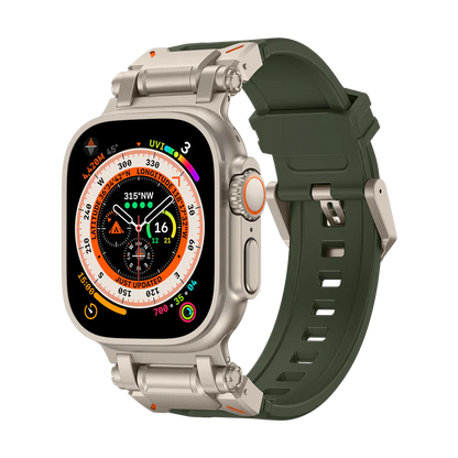 #Color_Titanium-Green Band