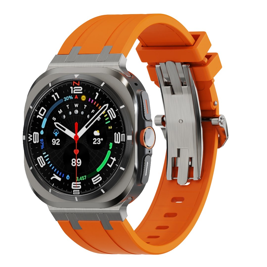 Correa de silicona AP con cierre de mariposa para Samsung Galaxy Watch Ultra
