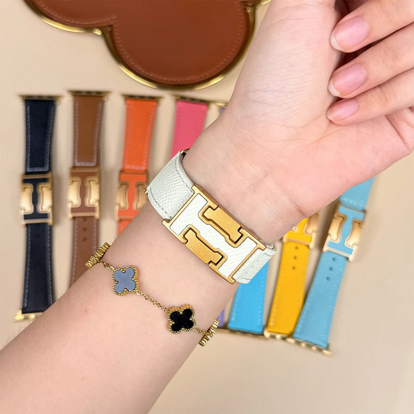 Leather Strap For Apple Watch