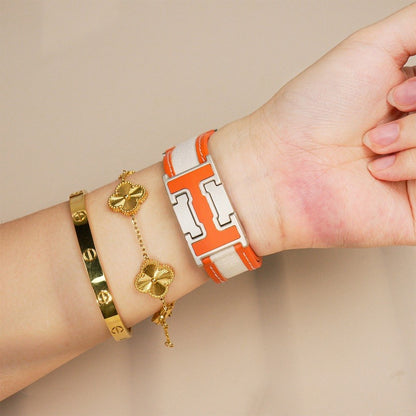 Apple Watch Band | Leather+Canvas Bicolor