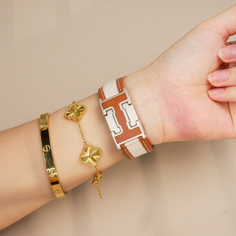 Correa Apple Watch | Bicolor Cuero+Lona