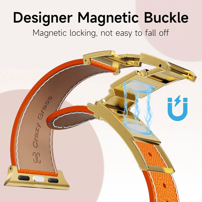 Leather Strap For Apple Watch