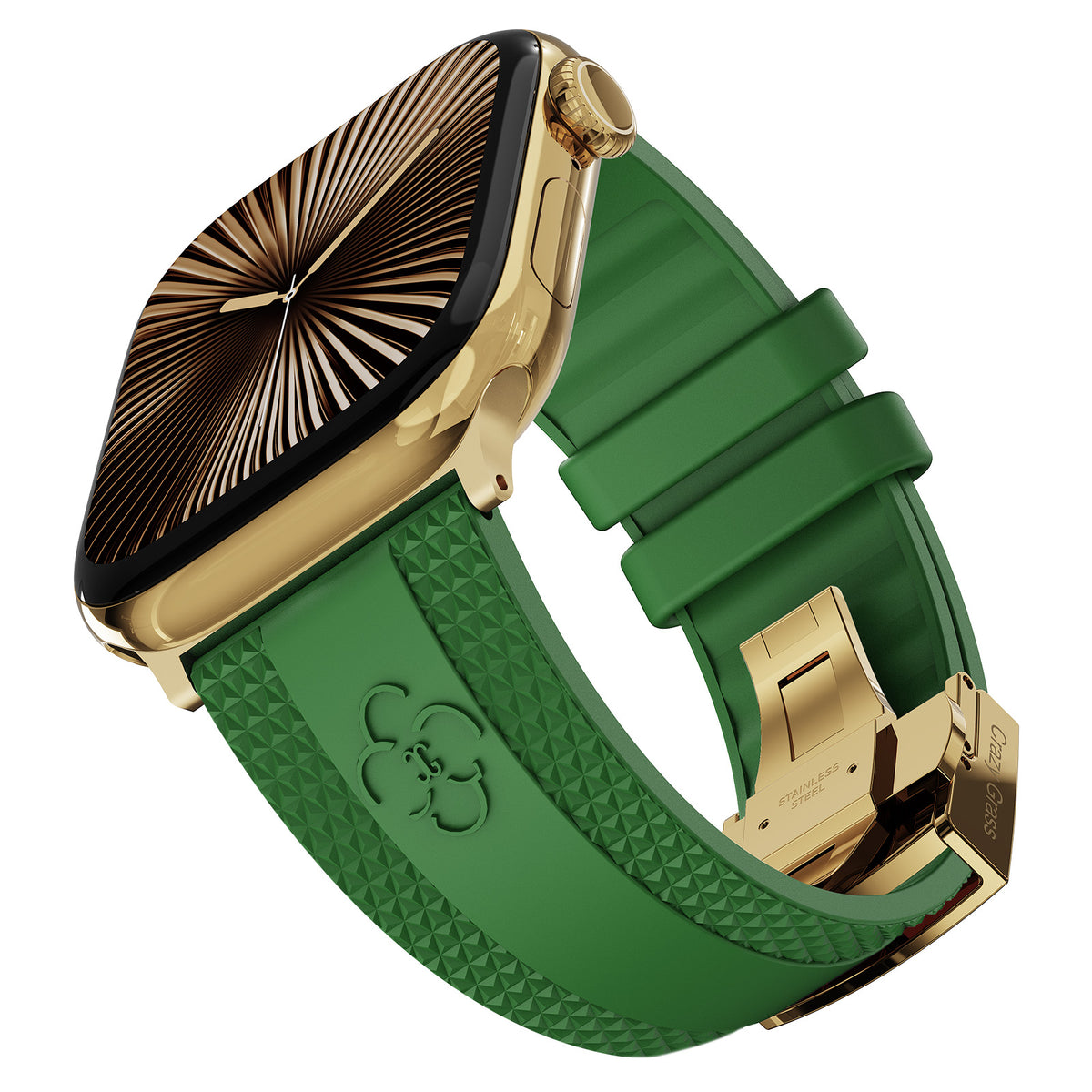 Correa de silicona de lujo CG para Apple Watch