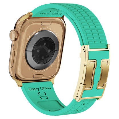 Silicone Magnetic Buckle Strap For Apple Watch