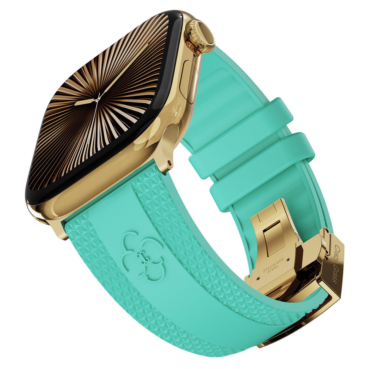 Correa de silicona de lujo CG para Apple Watch