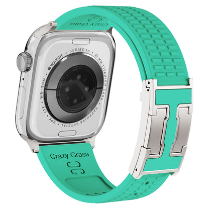 Silicone Magnetic Buckle Strap For Apple Watch