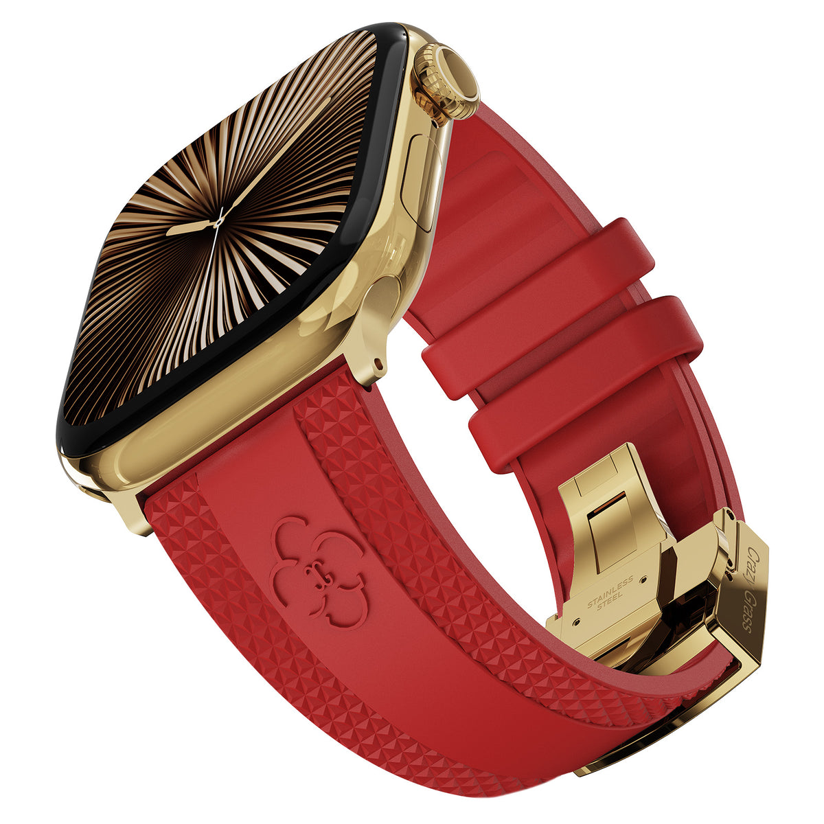 Correa de silicona de lujo CG para Apple Watch