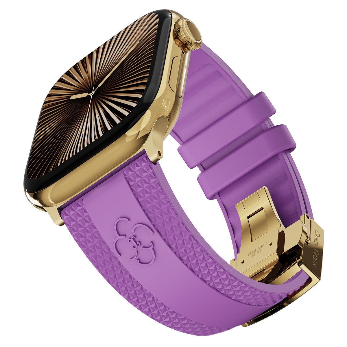 Correa de silicona de lujo CG para Apple Watch