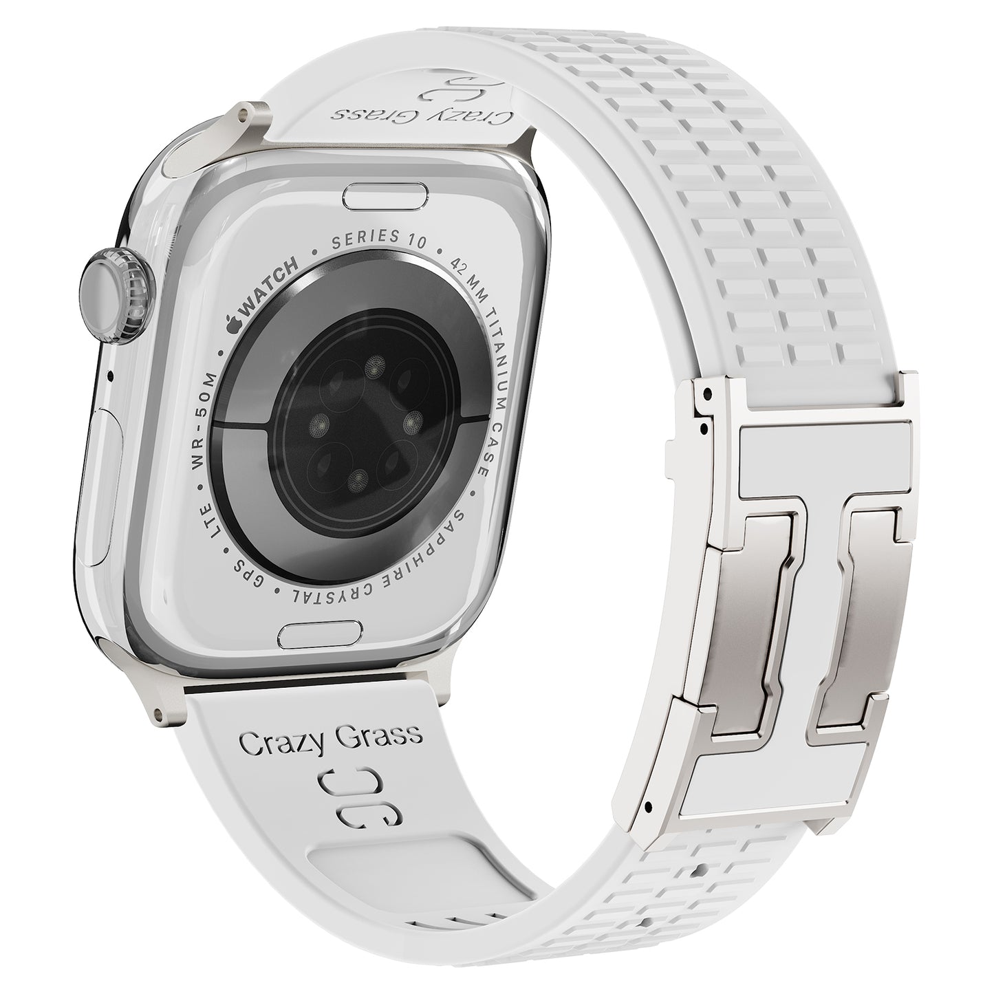 Silicone Magnetic Buckle Strap For Apple Watch