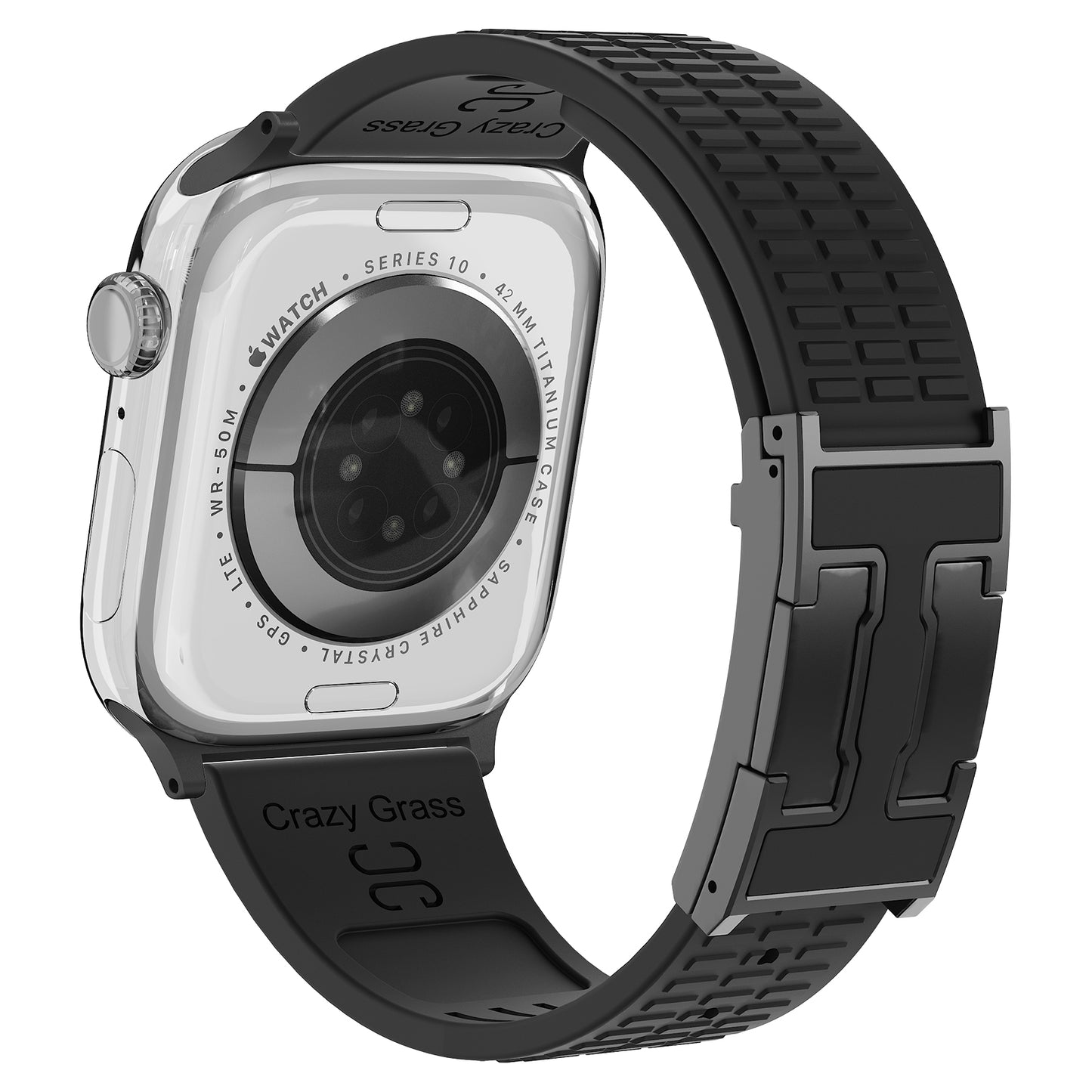 Silicone Magnetic Buckle Strap For Apple Watch