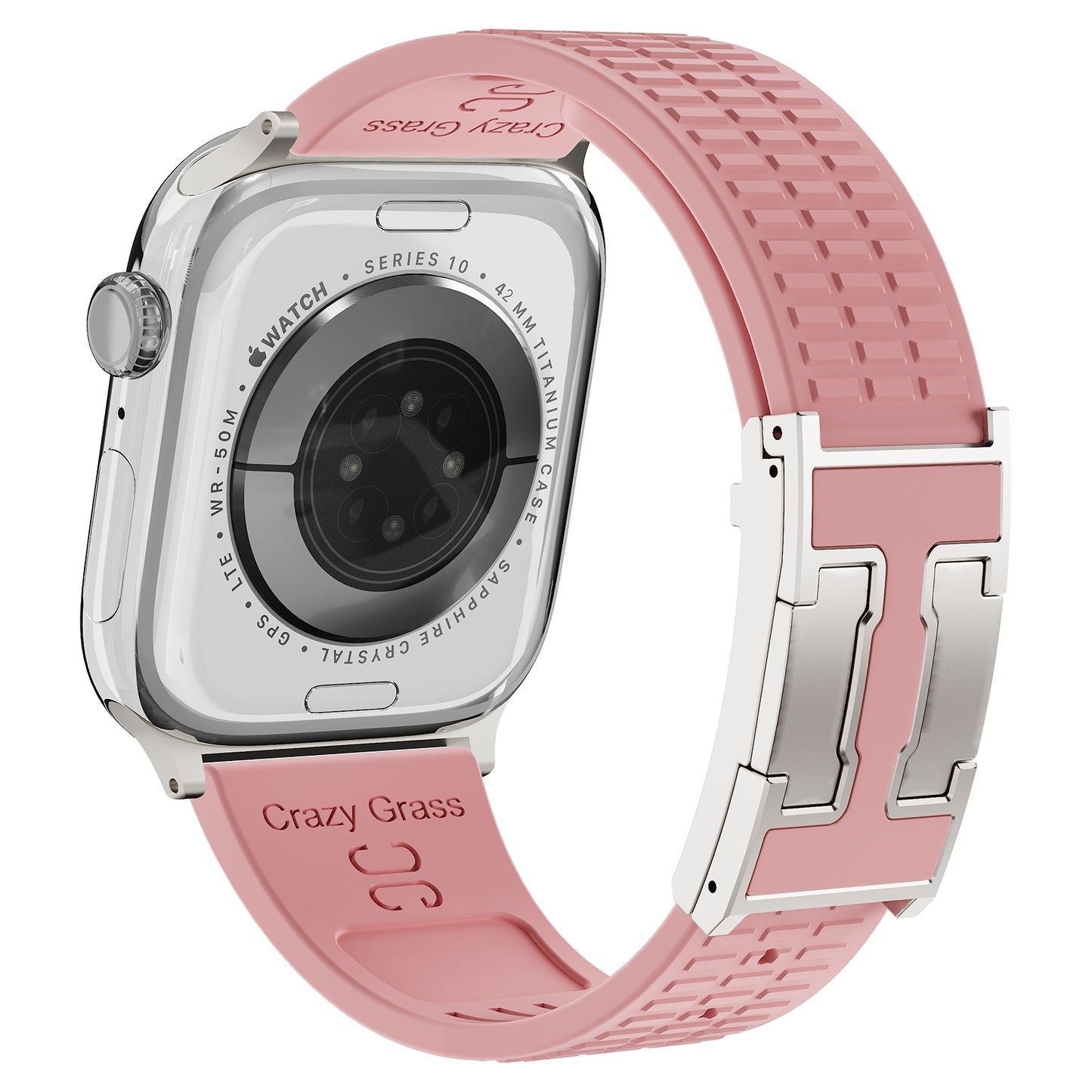 Silicone Magnetic Buckle Strap For Apple Watch