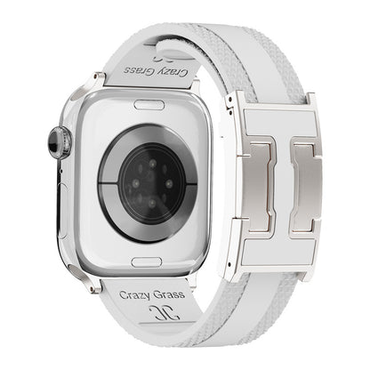Correa de silicona con hebilla magnética para Apple Watch
