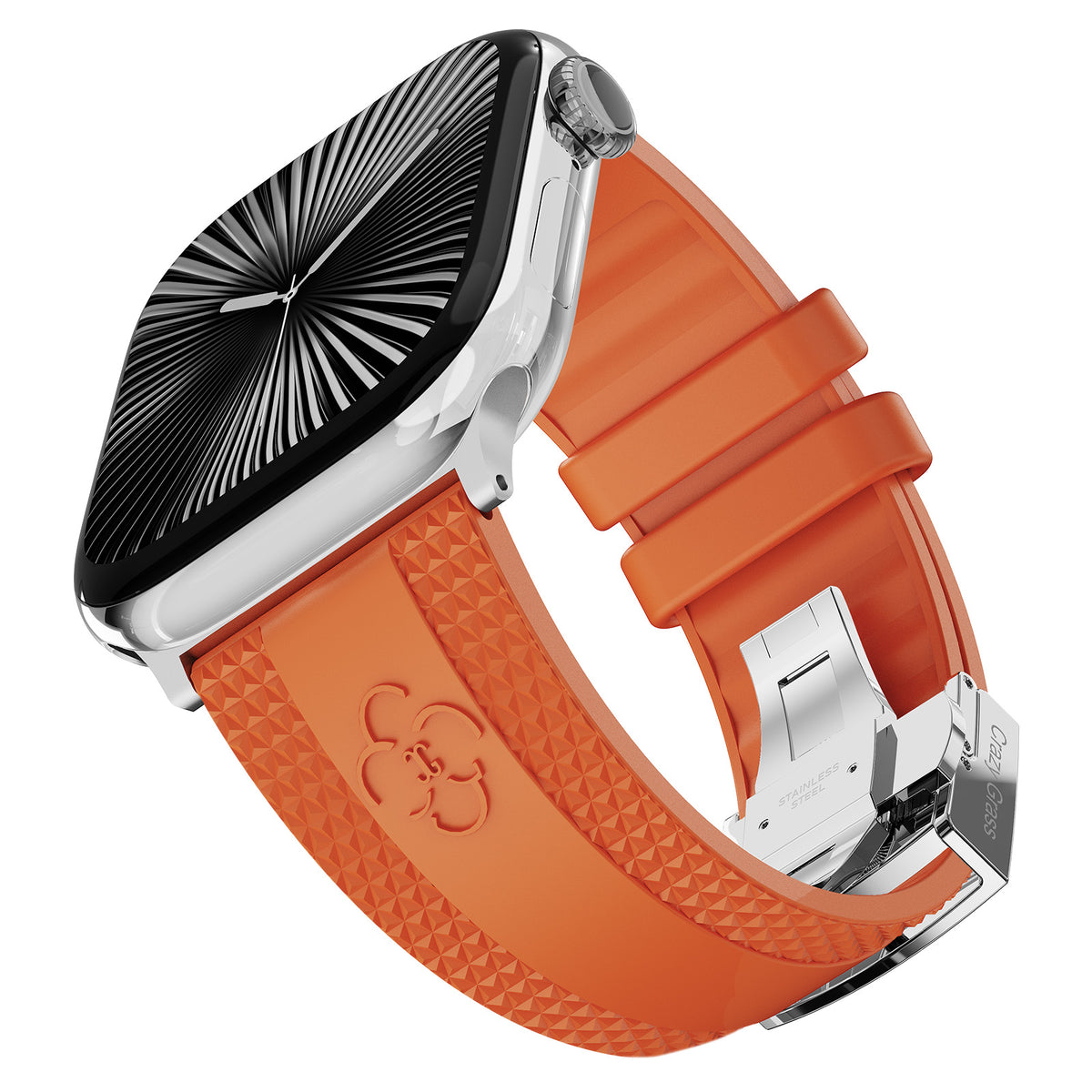 Correa de silicona de lujo CG para Apple Watch