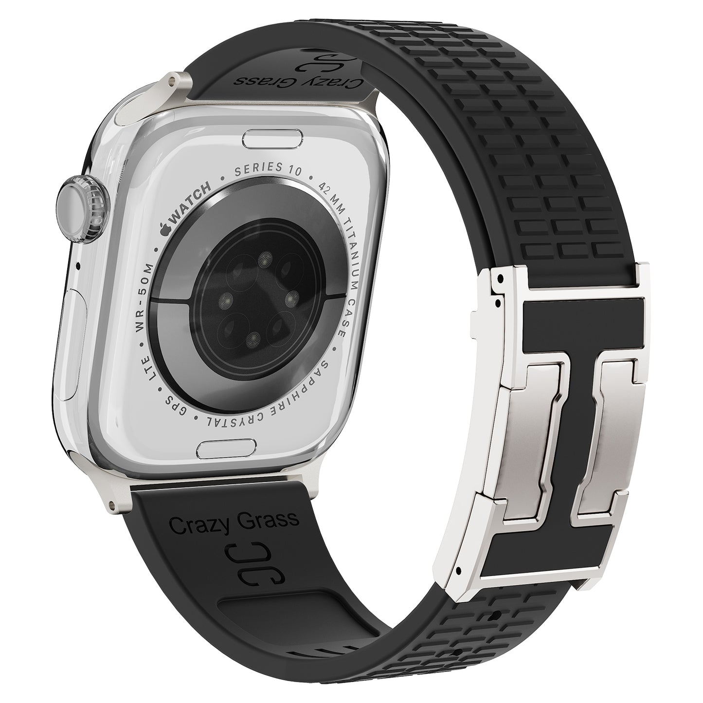 Silicone Magnetic Buckle Strap For Apple Watch