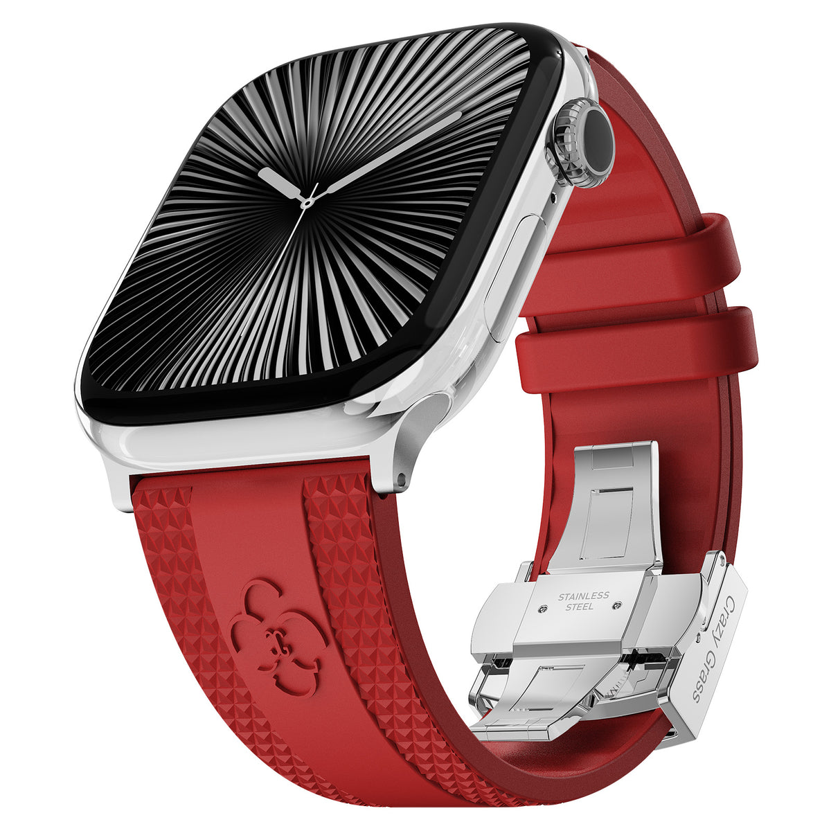 Correa de silicona de lujo CG para Apple Watch