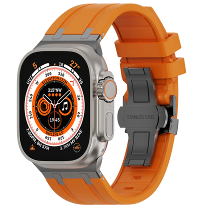 Luxury AP Butterfly Buckle Silicone Band