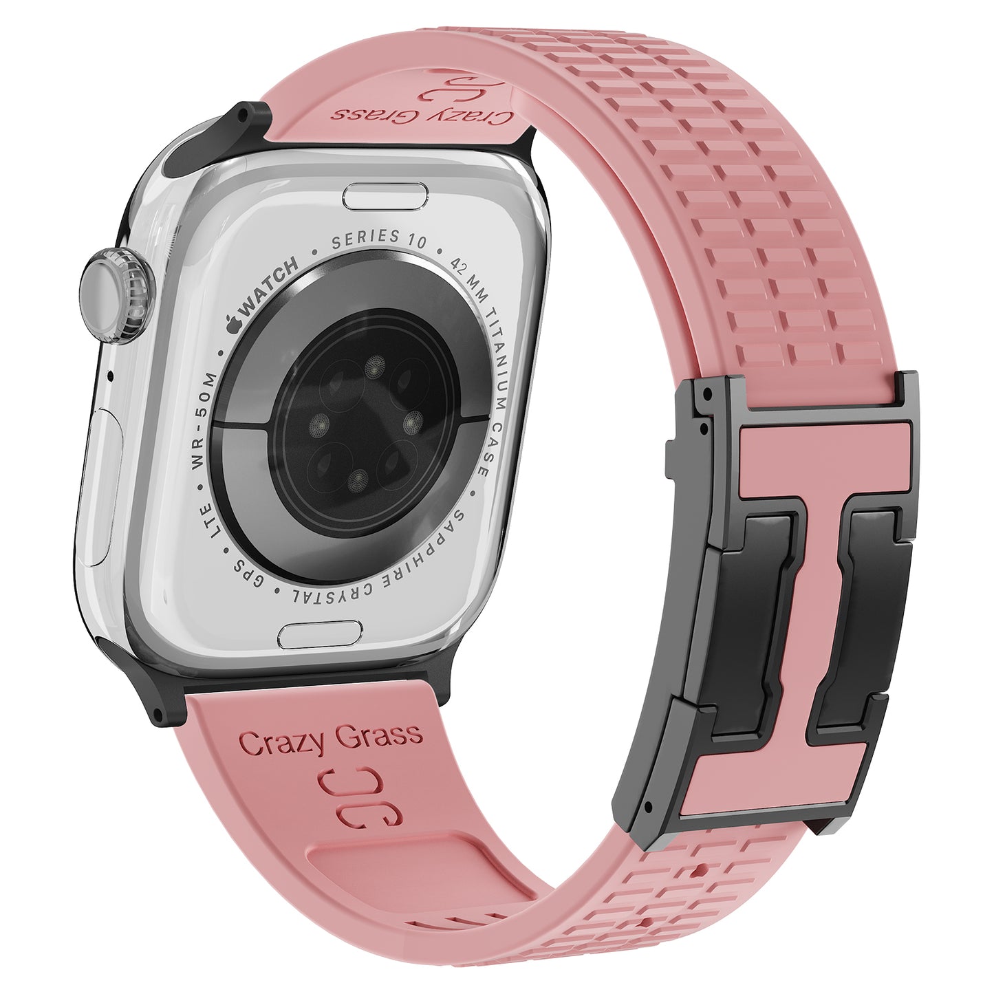 Silicone Magnetic Buckle Strap For Apple Watch