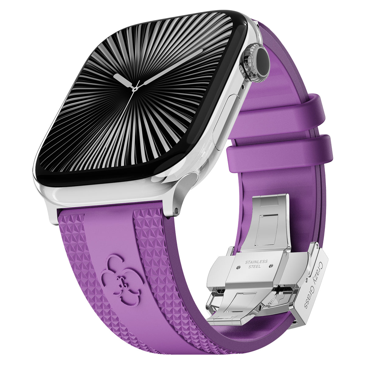 Correa de silicona de lujo CG para Apple Watch