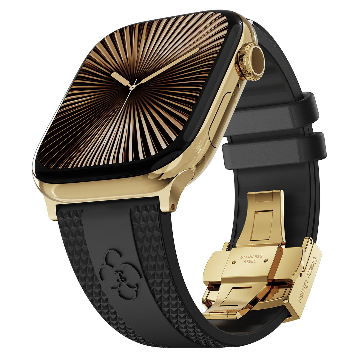 Correa de silicona de lujo CG para Apple Watch