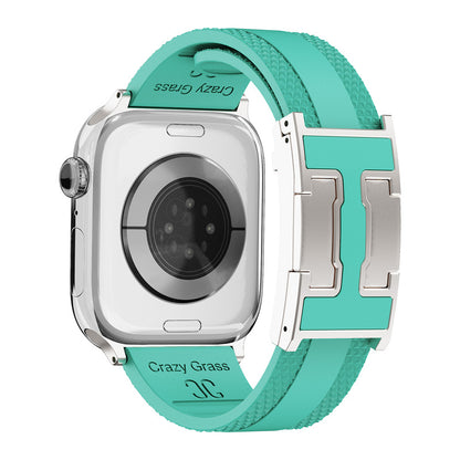 Correa de silicona con hebilla magnética para Apple Watch