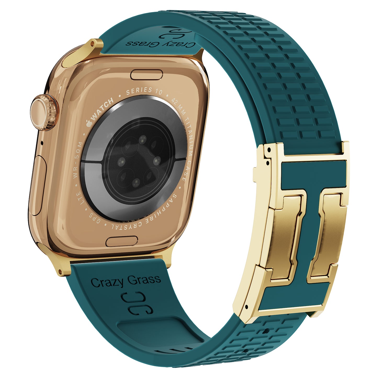 Silicone Magnetic Buckle Strap For Apple Watch