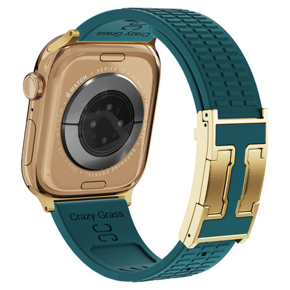 Silicone Magnetic Buckle Strap For Apple Watch