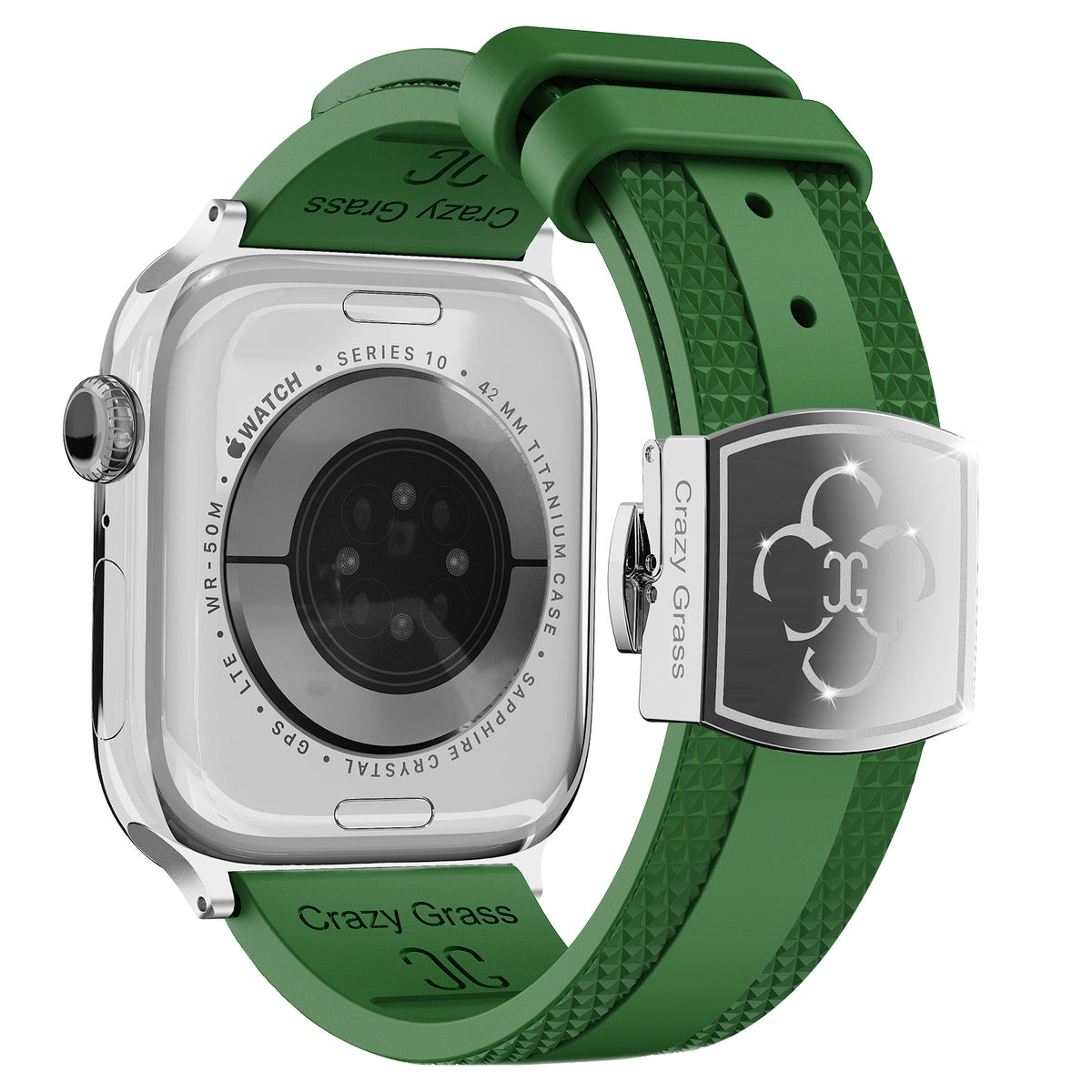 Correa de silicona de lujo CG para Apple Watch