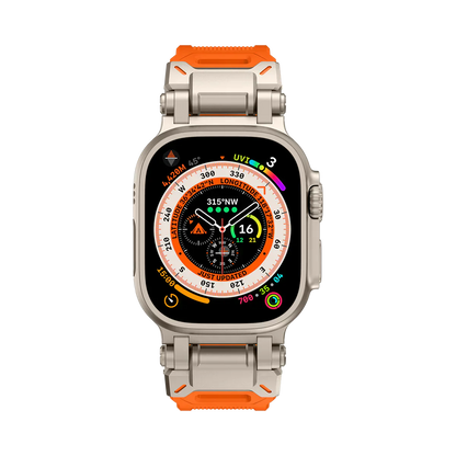 #Color_Titanium-Orange Band