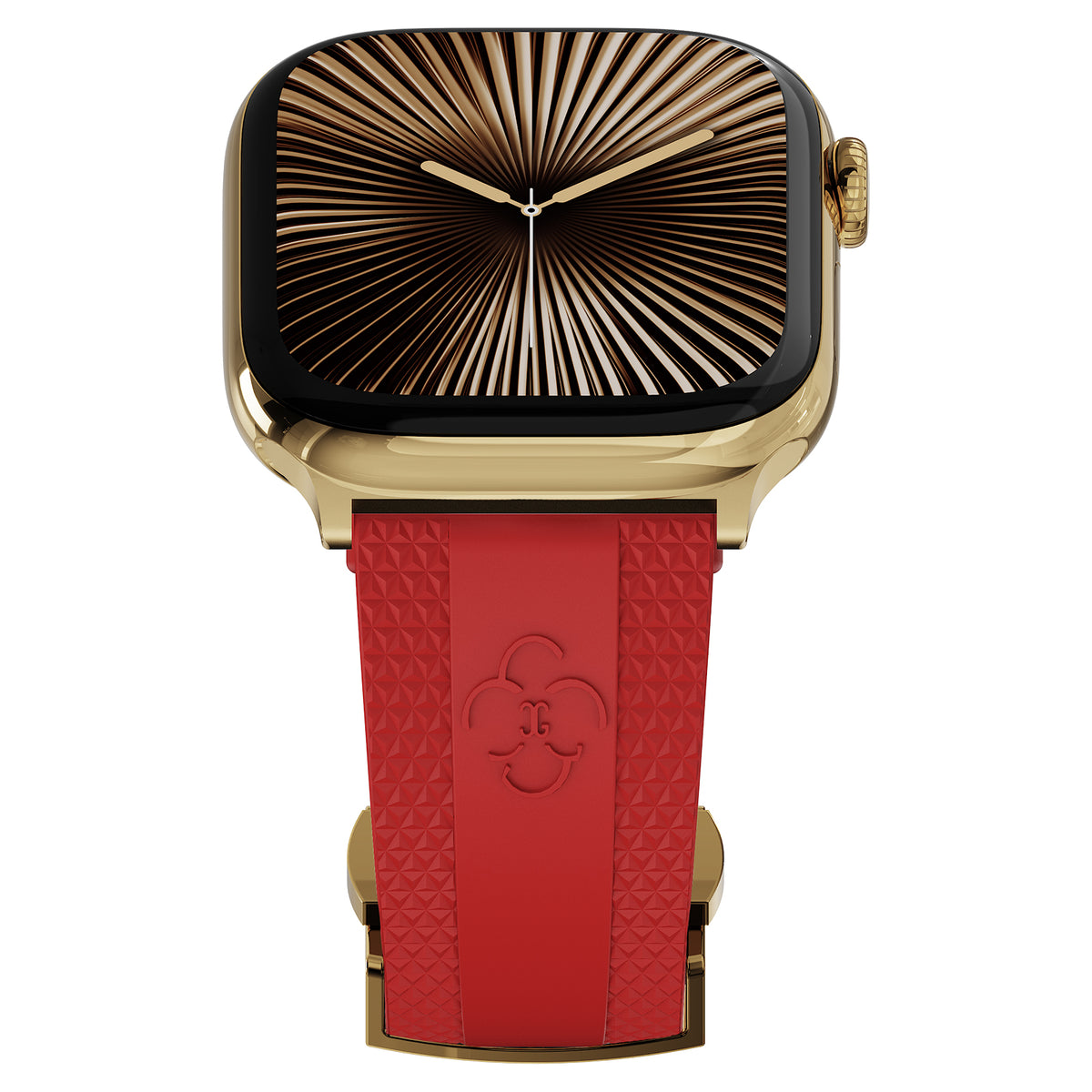 Correa de silicona de lujo CG para Apple Watch