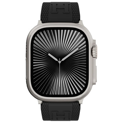 Silicone Magnetic Buckle Band For Apple Watch