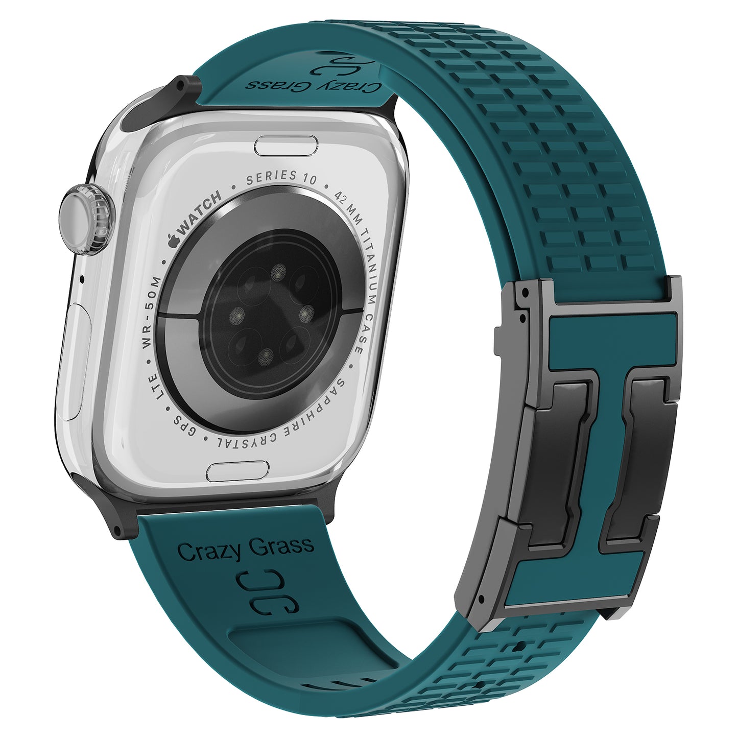 Silicone Magnetic Buckle Strap For Apple Watch