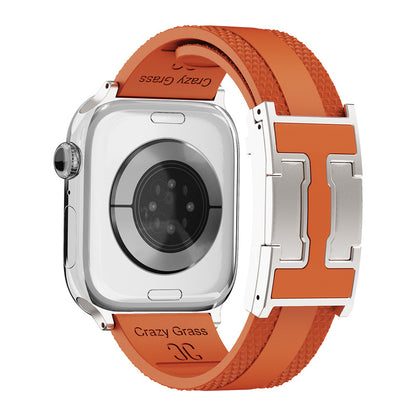 Correa de silicona con hebilla magnética para Apple Watch