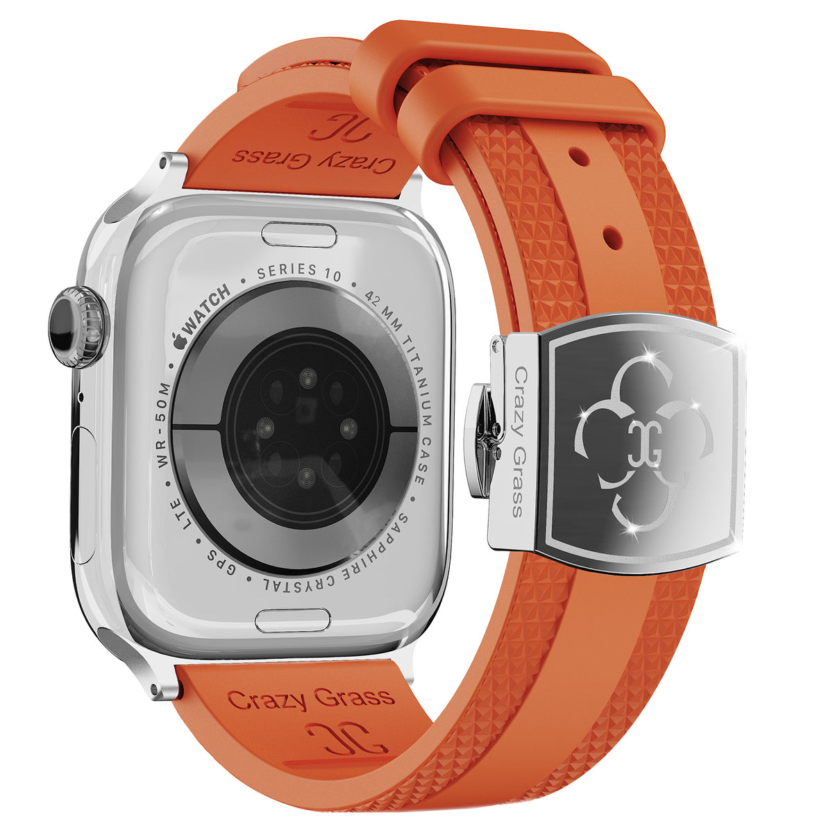 Correa de silicona de lujo CG para Apple Watch