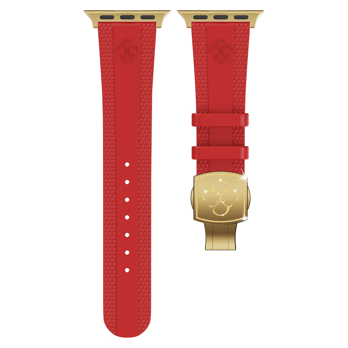 Correa de silicona de lujo CG para Apple Watch