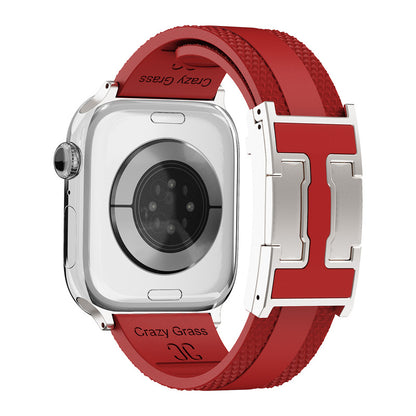 Correa de silicona con hebilla magnética para Apple Watch
