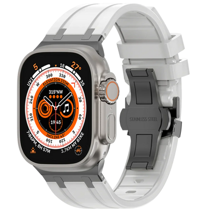 Luxury AP Butterfly Buckle Silicone Band