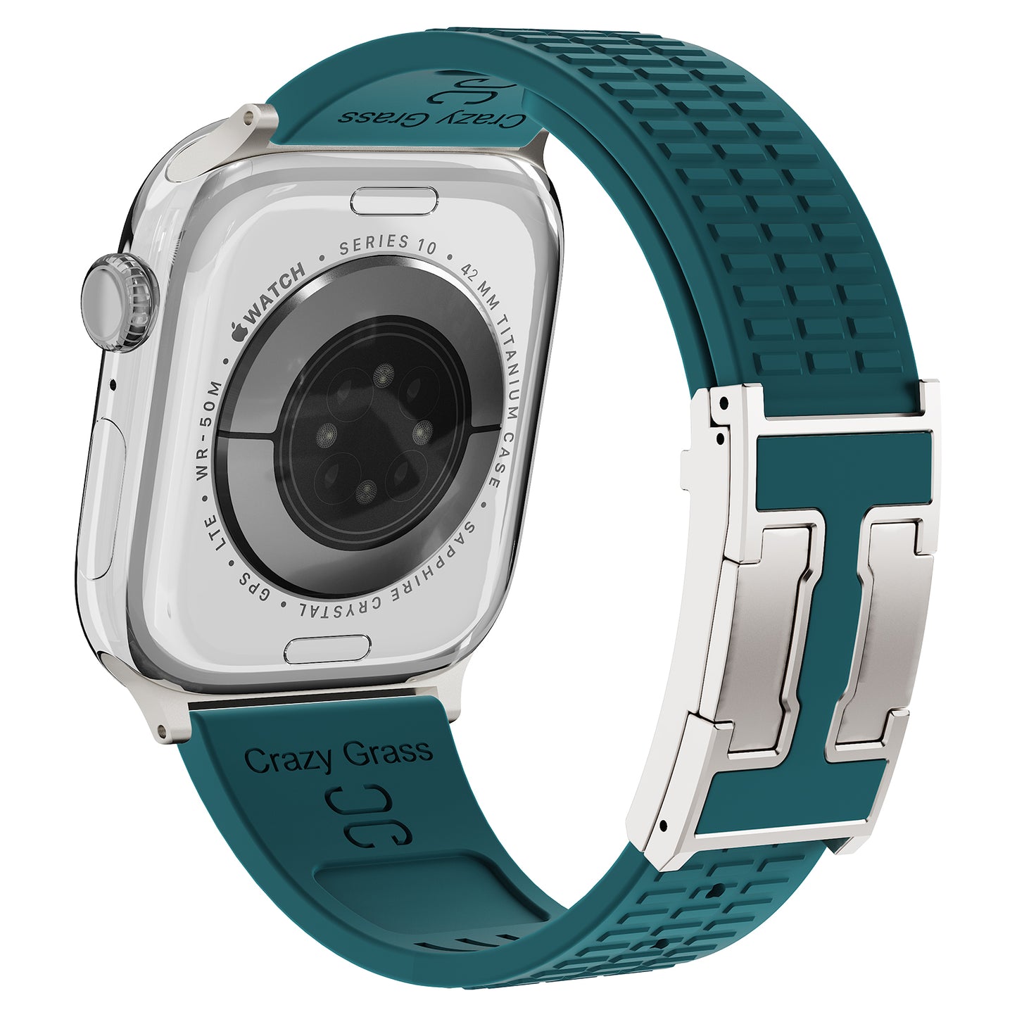 Silicone Magnetic Buckle Strap For Apple Watch