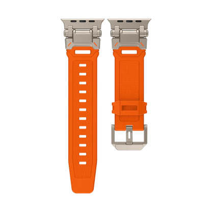 #Color_Titanium-Orange Band