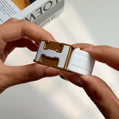 Silicone Magnetic Buckle Band For Apple Watch
