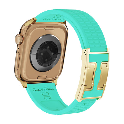 Correa de silicona con hebilla magnética para Apple Watch